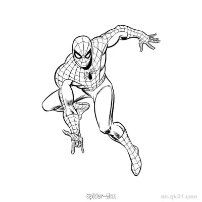 Free printable Spider-Man 19 Coloring Page - Free PDF Printable Marvel Coloring Sheets coloring page