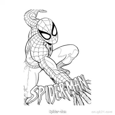 Free printable Spider-Man 2 Coloring Page - Free PDF Printable Marvel Coloring Sheets coloring page