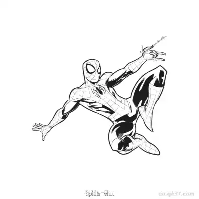 Free printable Spider-Man 20 Coloring Page - Free PDF Printable Marvel Coloring Sheets coloring page