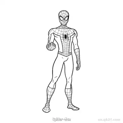 Free printable Spider-Man 24 Coloring Page - Free PDF Printable Marvel Coloring Sheets coloring page