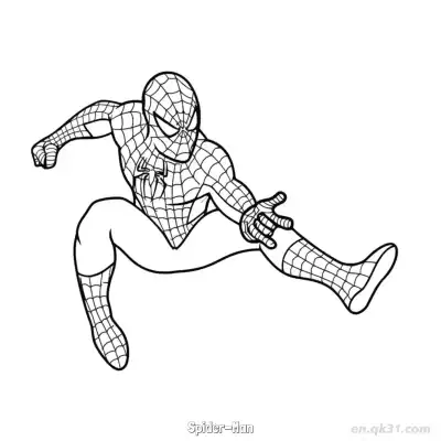 Free printable Spider-Man 26 Coloring Page - Free PDF Printable Marvel Coloring Sheets coloring page
