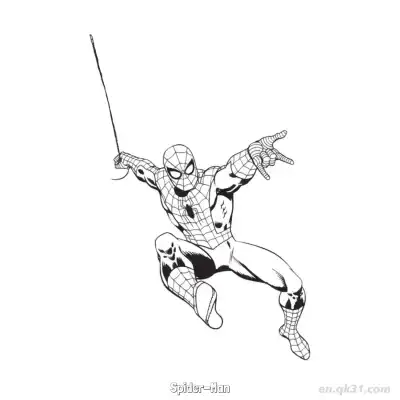 Free printable Spider-Man 27 Coloring Page - Free PDF Printable Marvel Coloring Sheets coloring page
