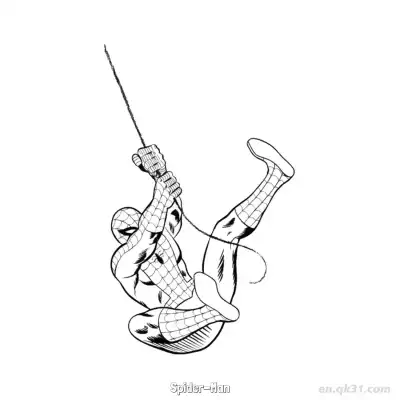 Free printable Spider-Man 28 Coloring Page - Free PDF Printable Marvel Coloring Sheets coloring page