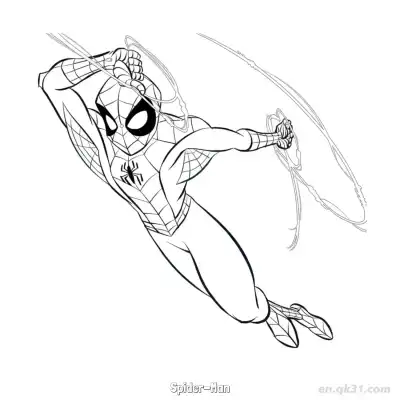 Free printable Spider-Man 30 Coloring Page - Free PDF Printable Marvel Coloring Sheets coloring page