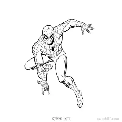 Free printable Spider-Man 4 Coloring Page - Free PDF Printable Marvel Coloring Sheets coloring page