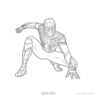Free printable Spider-Man 5 Coloring Page - Free PDF Printable Marvel Coloring Sheets coloring page