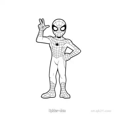 Free printable Spider-Man 6 Coloring Page - Free PDF Printable Marvel Coloring Sheets coloring page
