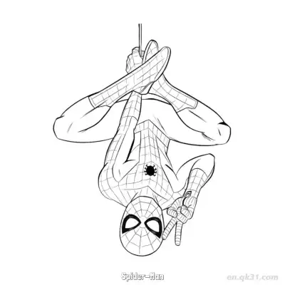 Free printable Spider-Man 8 Coloring Page - Free PDF Printable Marvel Coloring Sheets coloring page