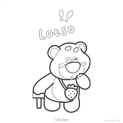 Free printable Lotso Bear  Coloring Page - Free PDF Printable Toy Story Coloring Sheets coloring page