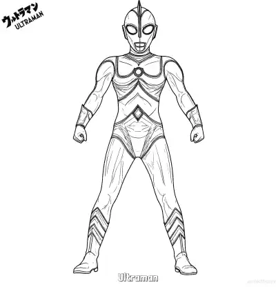 Free printable Ultraman 80 80 Coloring Page - Free Printable Ultraman PDF Coloring Sheets coloring page