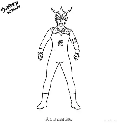 Free printable Ultraman Leo  Coloring Page - Free Printable Ultraman PDF Coloring Sheets coloring page