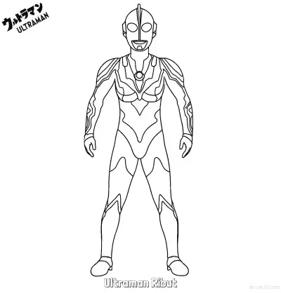 Free printable Ultraman Ribut  Coloring Page - Free Printable Ultraman PDF Coloring Sheets coloring page