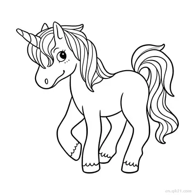 Free printable Tiny Baby Pegasus Coloring Page coloring page