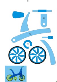 单车 脚踏车|3d打印笔模板